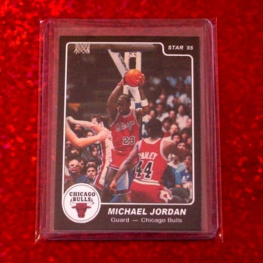 Michael Jordan Star '85 Rookie REPRINT NOVELTY Card